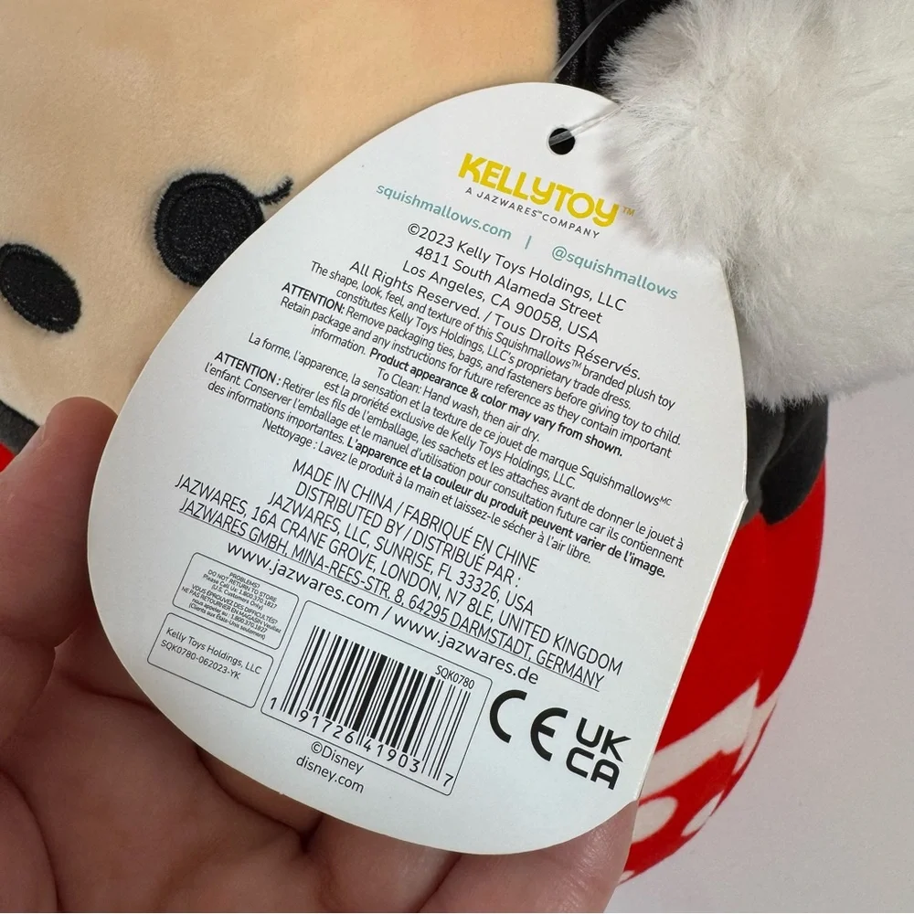 Disney Squishmallow Minnie Mouse Winter Christmas Holiday Earmuffs 12